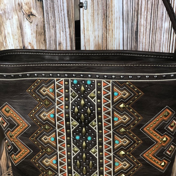 Montana West Aztec Collection Hobo - Picture 2 of 6